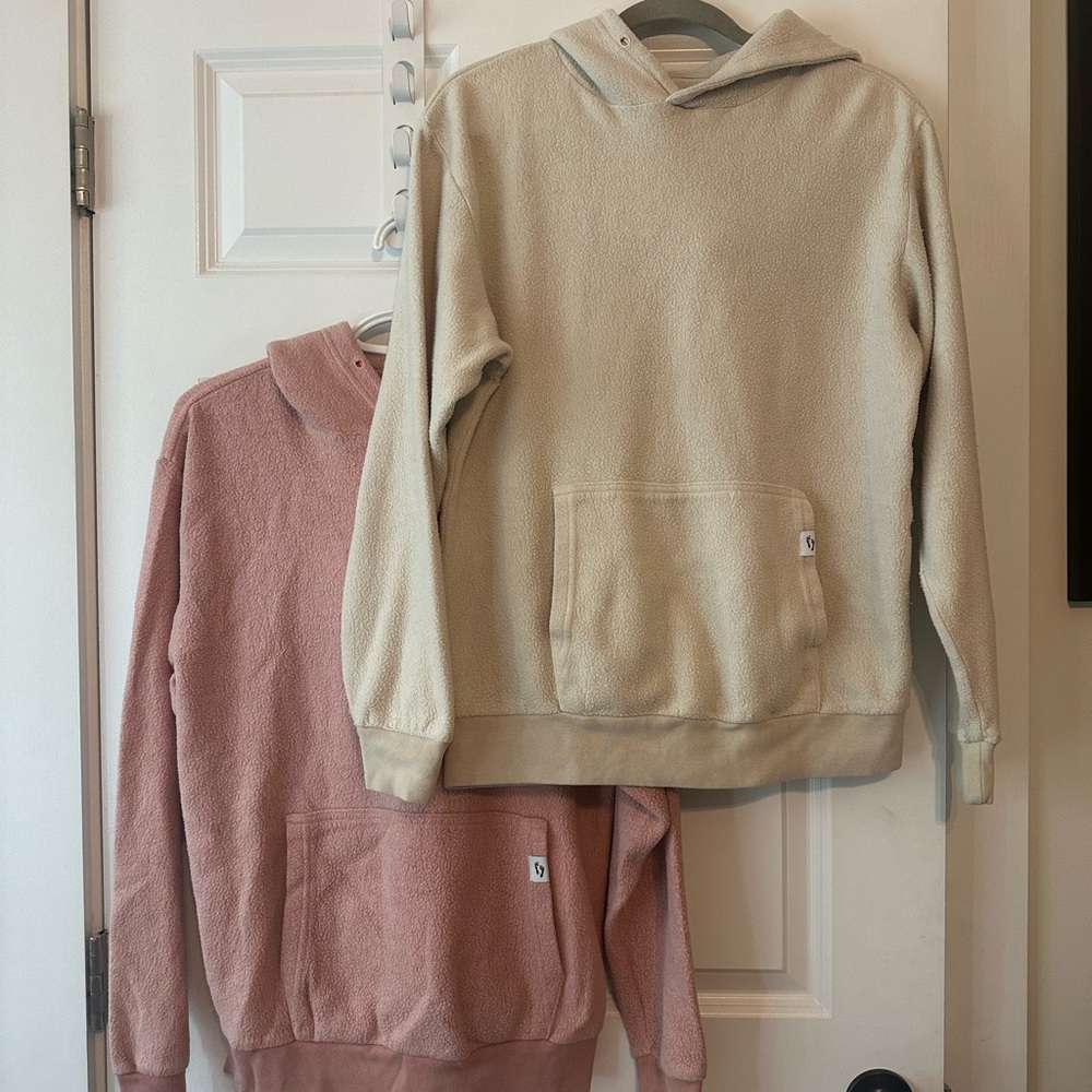Blanket Blend “Softest Hoodie on Earth” in Pink or Off-White